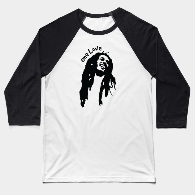 One Love Baseball T-Shirt by Feral Designs